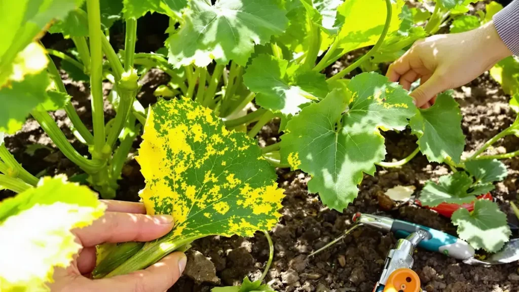 De verrassende redenen achter het vergelen van courgettebladeren die je moet weten