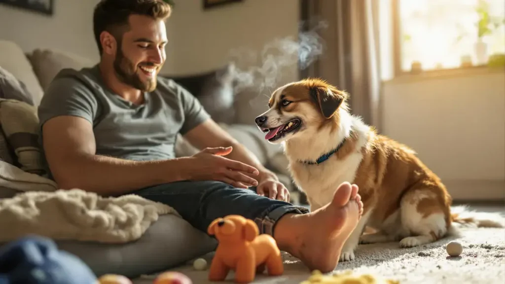 De verrassende redenen waarom je hond dol is op het likken van je voeten, volgens een dierenarts