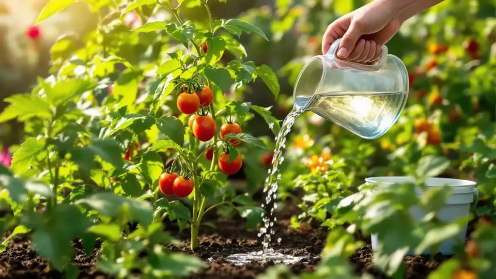 Dit hergebruikte water transformeert de teelt van mijn tomaten zonder kunstmest te gebruiken