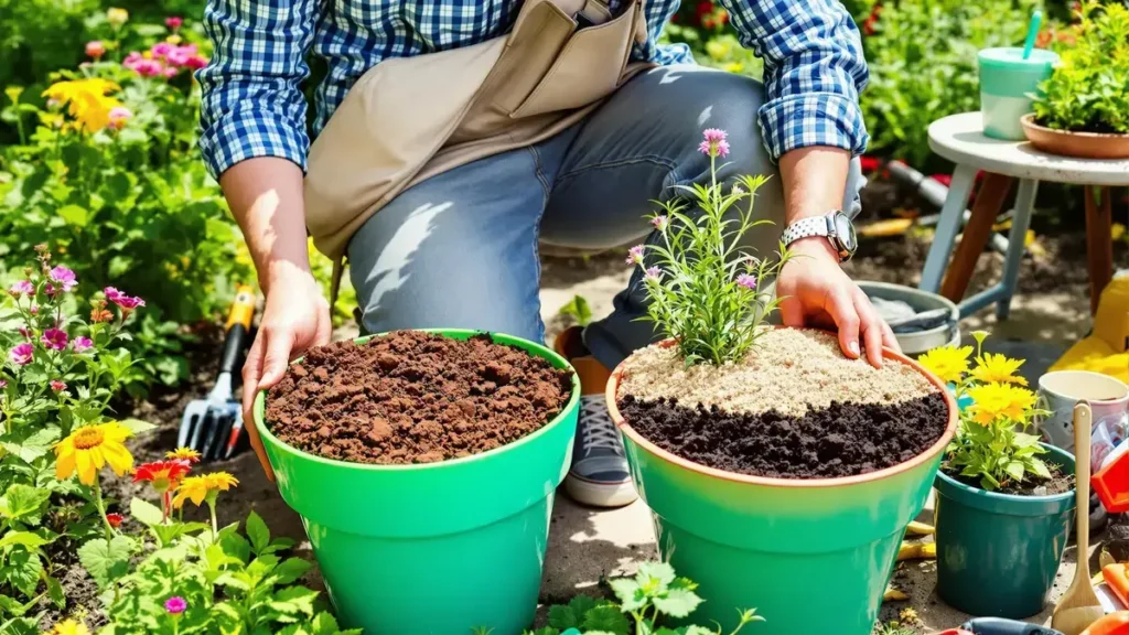 Ontdek de essentiëле verschillen tussen potgrond en heidegrond voor uw planten