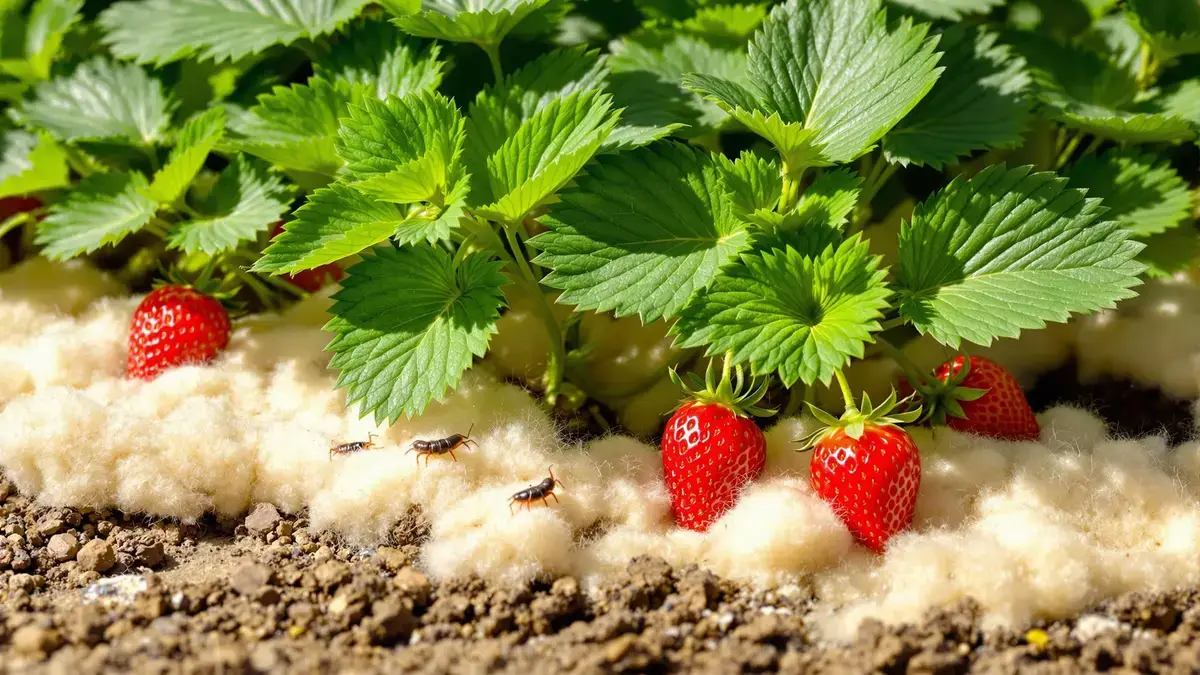 Ontdek hoe een eenvoudig natuurlijk element je aardbeien beschermt tegen slakken en ze gezond houdt