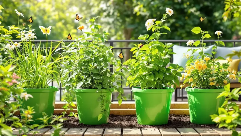 Transformeer uw balkon of tuin in een vredig muggenwerend toevluchtsoord met deze trio van aromatische planten