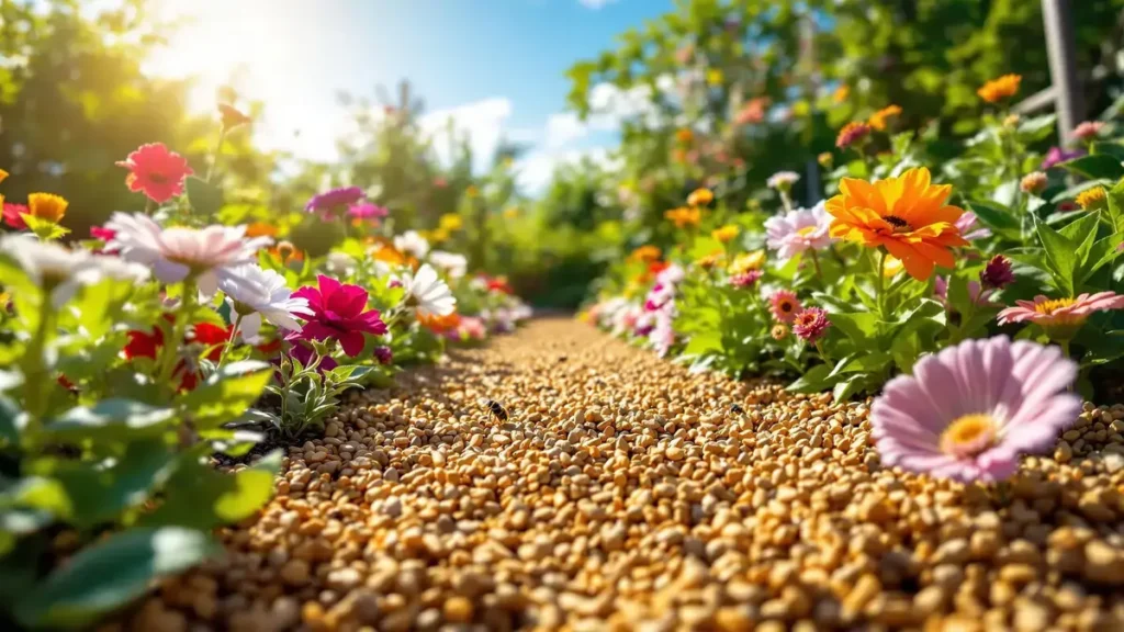 Transformeer uw borders in ware kunstwerken met een handvol van deze uitzonderlijke mulch, zelfs in de zomer